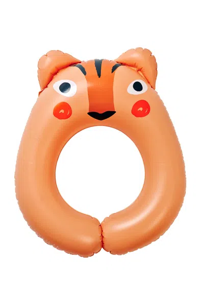 Sunnylife Kiddy Float Tino Tiger Clay In Brown