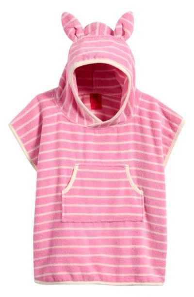 Sunnylife Kids' Character Hooded Towel In Pink