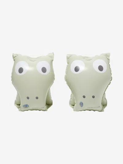 SUNNYLiFE Kids Pool Ring Cookie the Croc Khaki