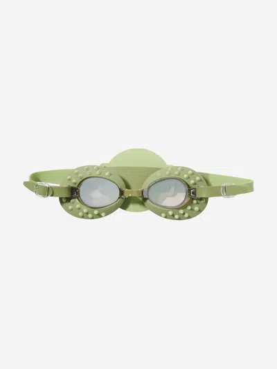 Sunnylife Babies' Kids Cookie The Croc Swim Goggles In Green