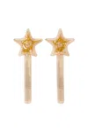 Sunnylife Kids Inflatable Star Wand Gold Set Of 2 In Neutral
