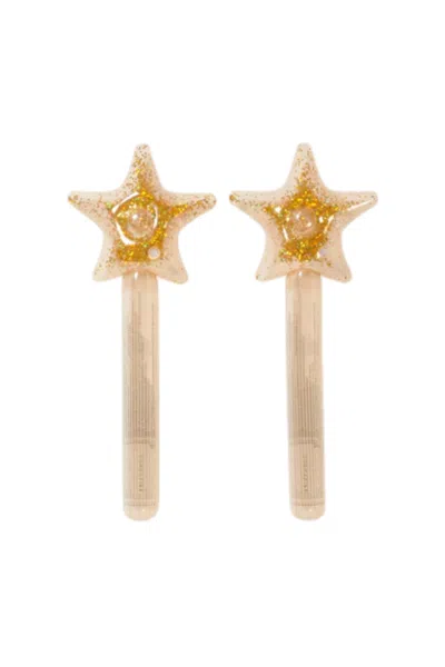 Sunnylife Kids Inflatable Star Wand Gold Set Of 2