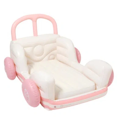 Sunnylife Kids Sleepover Bed Summer Van, Candy Pink, Inflatable Vehicle Bed
