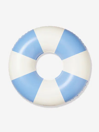Sunnylife Kids Striped Pool Ring In Blue