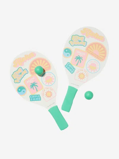 Sunnylife Kids Summer Beach Bats Summer In White