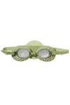 Sunnylife Kids Swim Goggles Cookie The Croc Khaki In Green