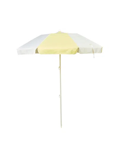 Sunnylife La Mer Limon Compact Beach Umbrella In Yellow