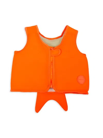 Sunnylife Little Kid's 2-3 Sonny The Sea Creature Swim Vest In Orange