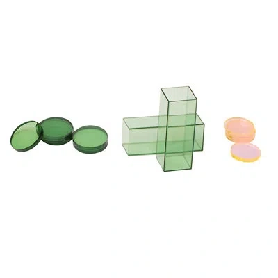 Sunnylife : Lucite: Backgammon - Ombre Sherbert - Classic Game Play, Collectible Set, Board Transforms Into Ca