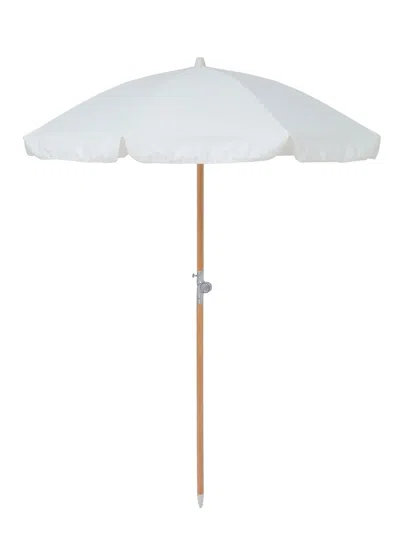 Sunnylife Luxe Beach Umbrella In White