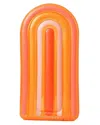 Sunnylife Luxe Lie-on Flat Rainbow Float In Orange