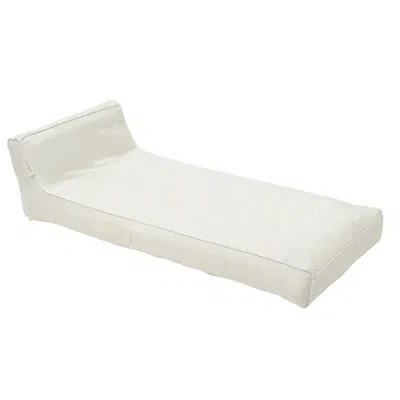 Sunnylife : Luxe Lie-on Lounger - Casa Blanca - Inflatable Pool & Water Float, Lay-flat W/ Head Rest, Beach-ou In White