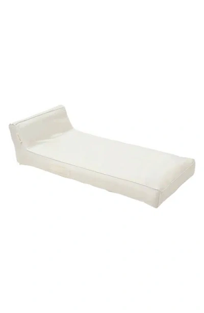 Sunnylife Luxe Lounger Casa Cream Inflatable Pool Float In White