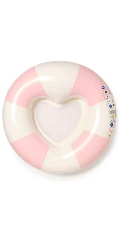 Sunnylife Luxe Tube Pool Ring Pink Stripe