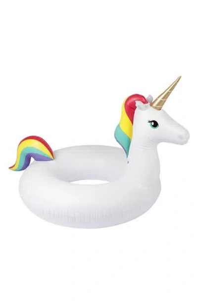 Sunnylife Luxe Unicorn Pool Ring In White