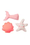 Sunnylife Melody The Mermaid Dive Buddies Neon Strawberry Set Of 3