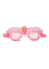 Sunnylife Melody The Mermaid Mini Swim Goggles Neon Strawberry In Pink