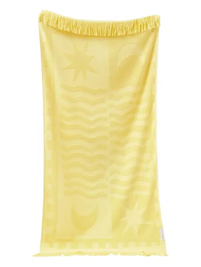 Sunnylife Patterned Fringed-trims Towel