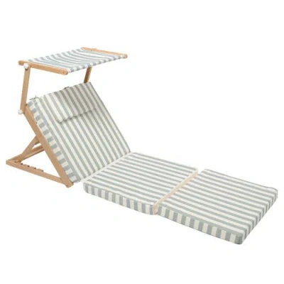 Sunnylife Pool House Daybed La Palma Sage Stripe Beachsand Seating