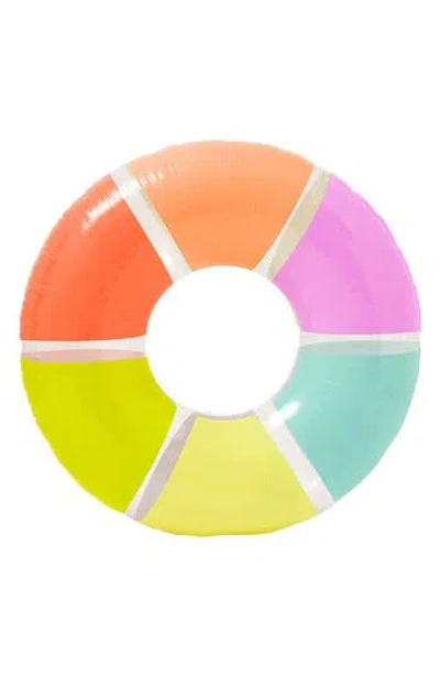 Sunnylife Rainbow Gloss Pool Ring In Multi