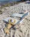 Sunnylife Reclining Beach Chair In Casa Cream
