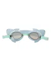 Sunnylife Salty The Shark Mini Swim Goggles Aqua