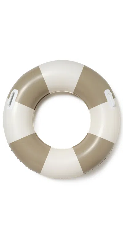 Sunnylife Slim Tube Pool Ring Driftwood Stripe