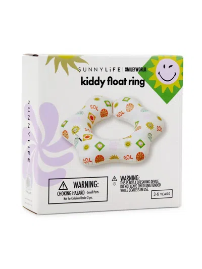 Sunnylife Babies' Smileyworld Kiddy Float Ring In Neutral