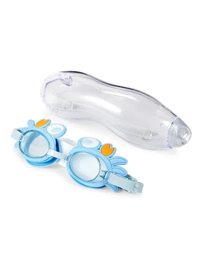 Sunnylife Kids' Sonny The Sea Creature Mini Swim Goggles In Blue