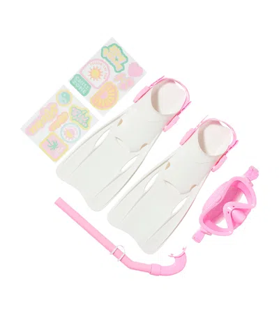 Sunnylife Summer Sherbet Snorkel Set In Pink
