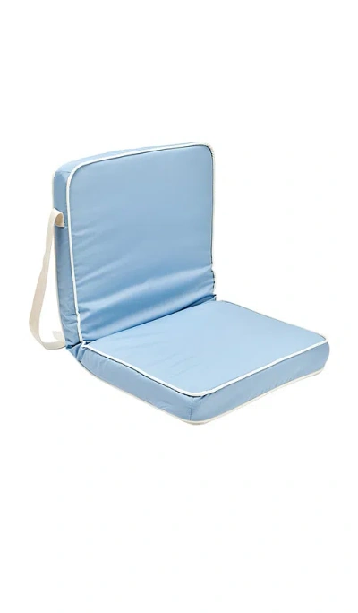Sunnylife Take Anywhere Folding Chair In La Mer Med Blue