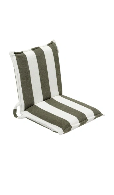 Sunnylife Terry Travel Lounger In Green