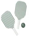 Sunnylife The Vacay Olive Pickleball Set In Multi
