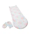 Sunnylife Tie Dye Slip, Slide And Body Board Set In Pink