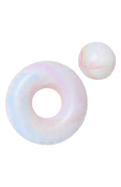 Sunnylife Tube Pool Ring & Ball Set