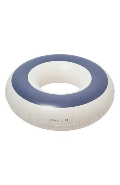 Sunnylife Tube Pool Ring In Blue