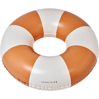Sunnylife Tube Pool Ring In Orange