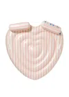 Sunnylife Twin Heart Lie-on Stole My Heart Pink Stripe For Two