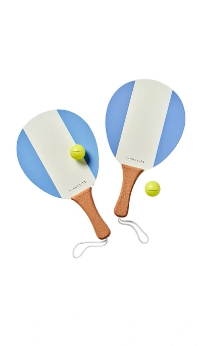 Sunnylife Vintage Beach Paddles In La Mer Med Blue