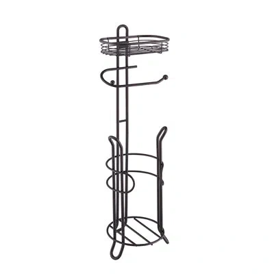 Sunnypoint Bathroom Heavyweight Toilet Tissue Paper Roll Storage Holder Stand In Oil Rubbed Bronze