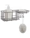 Sunnypoint Wall Mounted Shower Basket In Silver