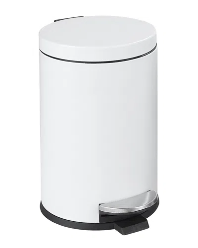 Sunnypoint Dnu  Round Trash Can In White