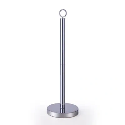 Sunnypoint Elite Heavy Weighted Sturdy Spare Toilet Paper Roll Holder Storage Stand In Chrome