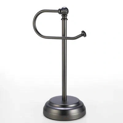 Sunnypoint Heavy Weight Classic Decorative Metal Fingertip Towel Holder Stand In Black