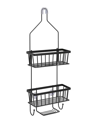 Sunnypoint Modern Shower Caddy In Black