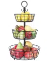 Sunnypoint Sp Countertop French Country 3 Tier Wire Basket St