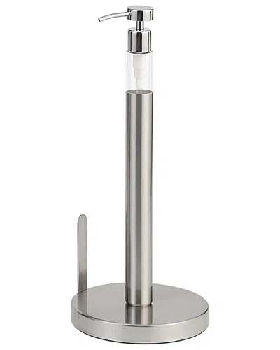 Sunnypoint Tissue Paper Holder With Pump Head In Silver