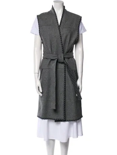 Pre-owned Suno Coat In Gray