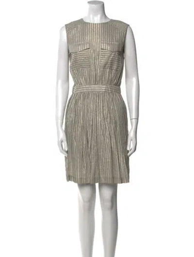 Pre-owned Suno Crew Neck Knee-length Dress