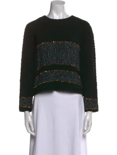 Pre-owned Suno Crew Neck Sweater In Black